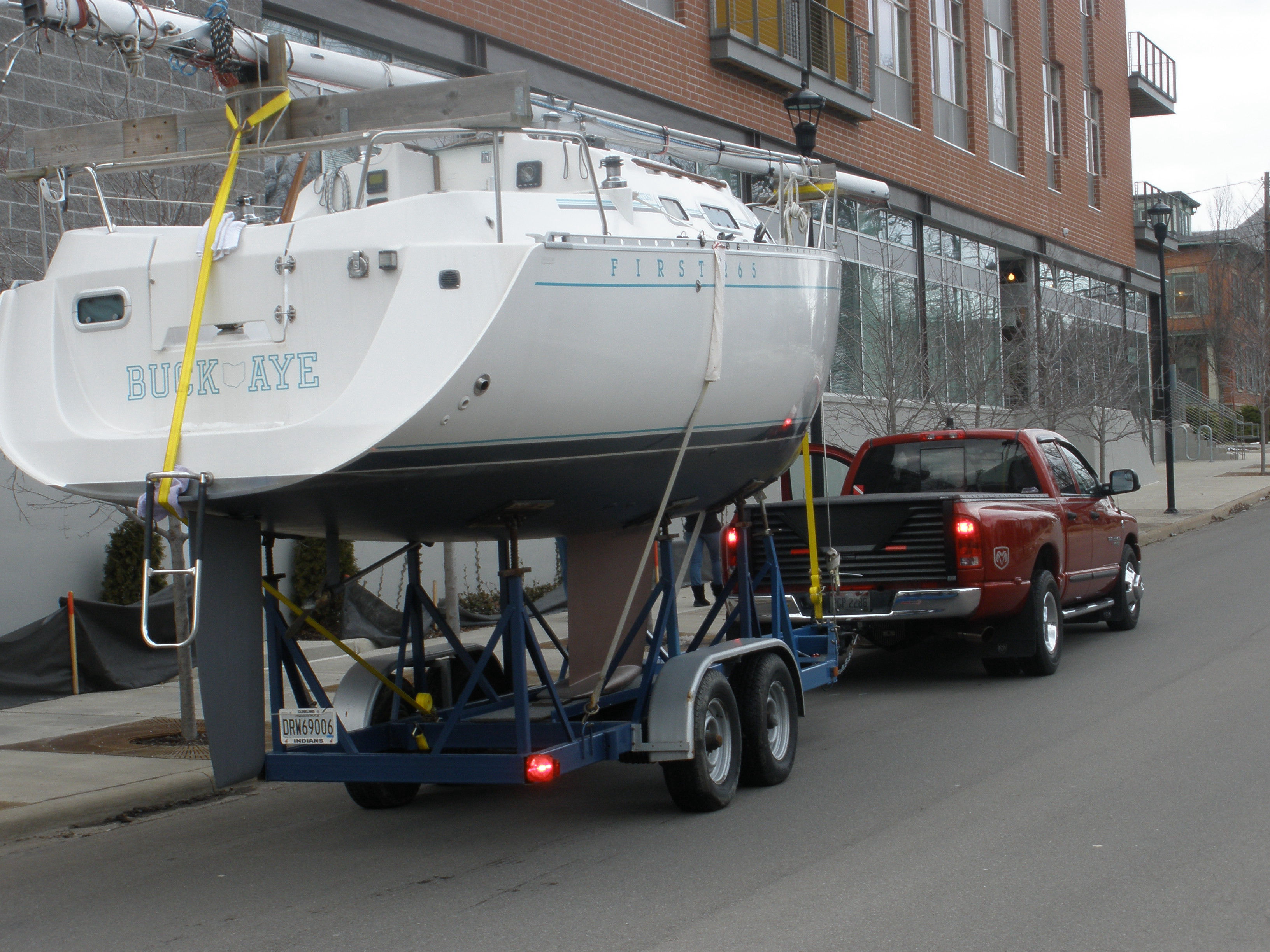 31 ft sailboat trailer